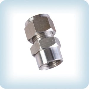 Stainless Steel Compression Female Connectors - Indofix India - Brass ...